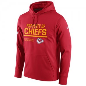 Men\'s Kansas City Chiefs Nike Red Circuit Property Of Performance Pullover Hoodie