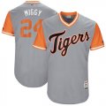 Tigers #24 Miguel Cabrera Miggy Majestic Gray 2017 Players Weekend Jersey