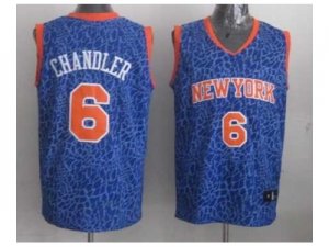 nba new york knicks #6 chandler blue leopard print[2014 new]