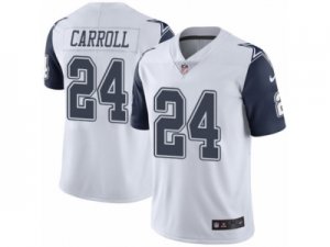 Mens Nike Dallas Cowboys #24 Nolan Carroll Limited White Rush NFL Jersey