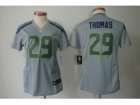 Nike Women NFL Seattle Seahawks #29 Earl Thomas Grey Jerseys