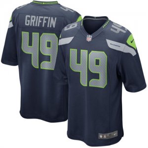 Nike Seahawks #49 Shaquem Griffin Navy 2018 NFL Draft Pick Elite Jersey