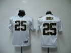 youth new orleans saints #25 Bush white