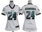 Nike women nfl philadelphia eagles #24 asomugha white jerseys