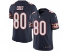 Mens Nike Chicago Bears #80 Victor Cruz Navy Blue Team Color Vapor Untouchable Limited Player NFL Jersey