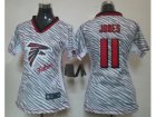 Nike Women Atlanta Falcons #11 Julio Jones jerseys[fem fan zebra]