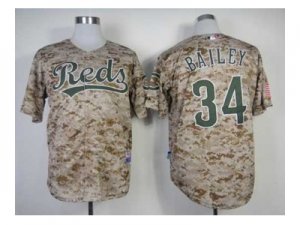 mlb jerseys cincinnati reds #34 bailey camo[2014 new]