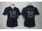 Nike Women Dallas cowboys #19 Miles Austin black jerseys[Impact Limited]