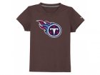 nike tennessee titans sideline legend authentic logo youth T-Shirt brown