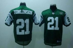 nfl new york jets #21 tomlinson green