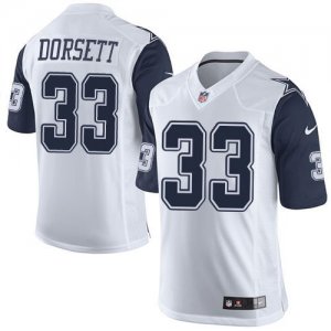 Nike Dallas Cowboys #33 Tony Dorsett White Rush Jerseys(Limited)