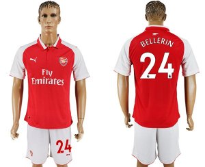 2017-18 Arsenal 24 BELLERIN Home Soccer Jersey