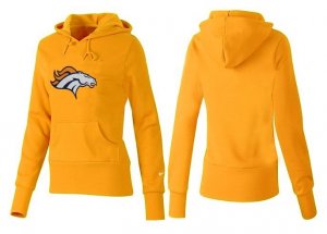 Women Denver Broncos Logo Pullover Hoodie-6