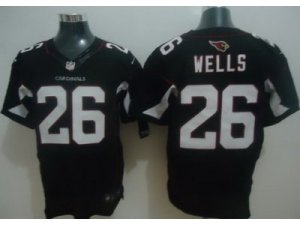 Nike NFL Arizona Cardinals #26 Chris Wells Black Jerseys(Elite)