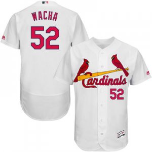 2016 Men St. Louis Cardinals #52 Michael Wacha Majestic White Flexbase Authentic Collection Player Jerse