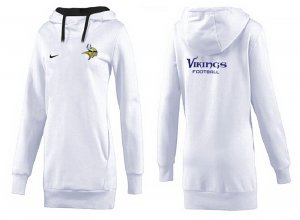 Women Minnesota Vikings Logo Pullover Hoodie-089