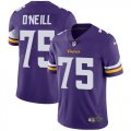 Nike Vikings #75 Brian O'Neill Purple Vapor Untouchable Limited Jersey