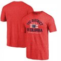 Washington Wizards Fanatics Branded Red The District Hometown Collection Tri-Blend T-Shirt
