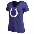 Womens Indianapolis Colts Pro Line Primary Team Logo Slim Fit T-Shirt Blue