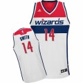 Mens Adidas Washington Wizards #14 Jason Smith Swingman White Home NBA Jersey