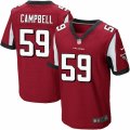 Mens Nike Atlanta Falcons #59 DeVondre Campbell Elite Red Team Color NFL Jersey