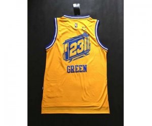 nba golden state warriors #23 green yellow