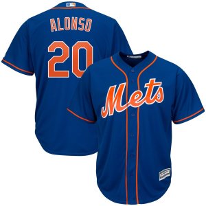 Mets #20 Pete Alonso Royal Cool Base Jersey