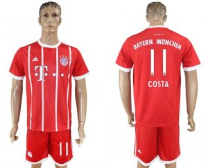 2017-18 Bayern Munich 11 COSTA Home Soccer Jersey