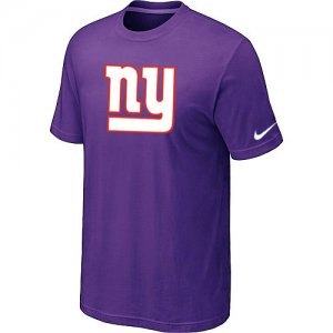 York Giants Sideline Legend Authentic Logo T-Shirt Purple