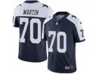 Youth Nike Dallas Cowboys #70 Zack Martin Vapor Untouchable Limited Navy Blue Throwback Alternate NFL Jersey