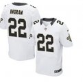 Nike New Orleans Saints #22 Mark Ingram Elite White NFL Jersey