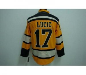 nhl boston bruins #17 lucic yellow winter classic