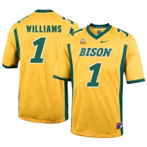 North Dakota State Bison 1 Marcus Williams Gold College Football Jersey