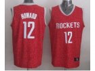 nba jerseys houston rockets #13 howard red leopard print[2014 new]