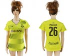 2017-18 Dortmund 26 PISZCZEK Home Women Soccer Jersey