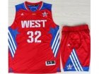 2013 All-Star Western Conference Los Angeles Clippers #32 Blake Griffin Red(Revolution 30 Swingman)Suits