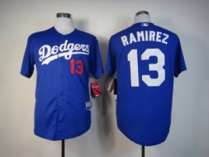 mlb jerseys los angeles dodgers #13 ramirez blue[ramirez]