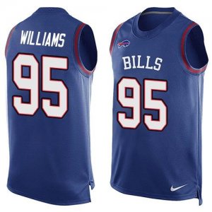 Nike Buffalo Bills #95 Kyle Williams Royal Blue Team Color Men Stitched NFL Limited Tank Top Jersey