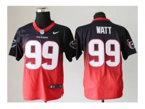 Nike jerseys houston texans #99 watt blue-red[Elite II drift fashion]