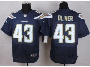 Nike San Diego Chrgers #43 Branden Oliver Navy Blue Team Color Men Stitched Jerseys(Elite)