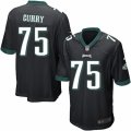 Mens Nike Philadelphia Eagles #75 Vinny Curry Game Black Alternate NFL Jersey