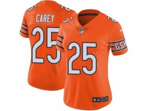 Women Nike Chicago Bears #25 Ka\'Deem Carey Vapor Untouchable Limited Orange Rush NFL Jersey