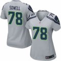 Women's Nike Seattle Seahawks #78 Bradley Sowell Limited Grey Alternate NFL Jersey