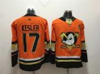 Ducks #17 Ryan Kesler Orange Adidas Jersey