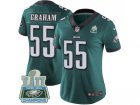 Womens Nike Philadelphia Eagles #55 Brandon Graham Midnight Green Team Color Super Bowl LII Champions Stitched NFL Vapor Untouchable Limited Jersey