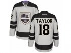 Mens Reebok Los Angeles Kings #18 Dave Taylor Authentic Gray Alternate NHL Jersey
