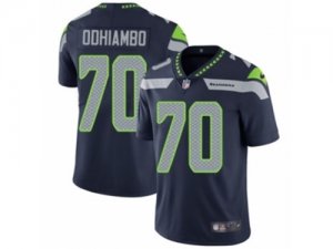 Mens Nike Seattle Seahawks #70 Rees Odhiambo Vapor Untouchable Limited Steel Blue Team Color NFL Jersey