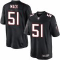 Mens Nike Atlanta Falcons #51 Alex Mack Limited Black Alternate NFL Jersey