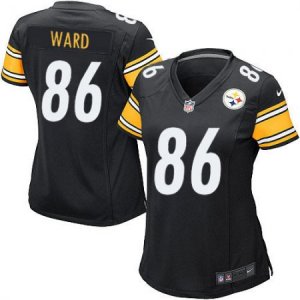 Womens Jersey - Pittsburgh Steelers #86 Home Black Nike NFL