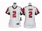 Nike Women Atlanta Falcons #2 Matt Ryan White jerseys